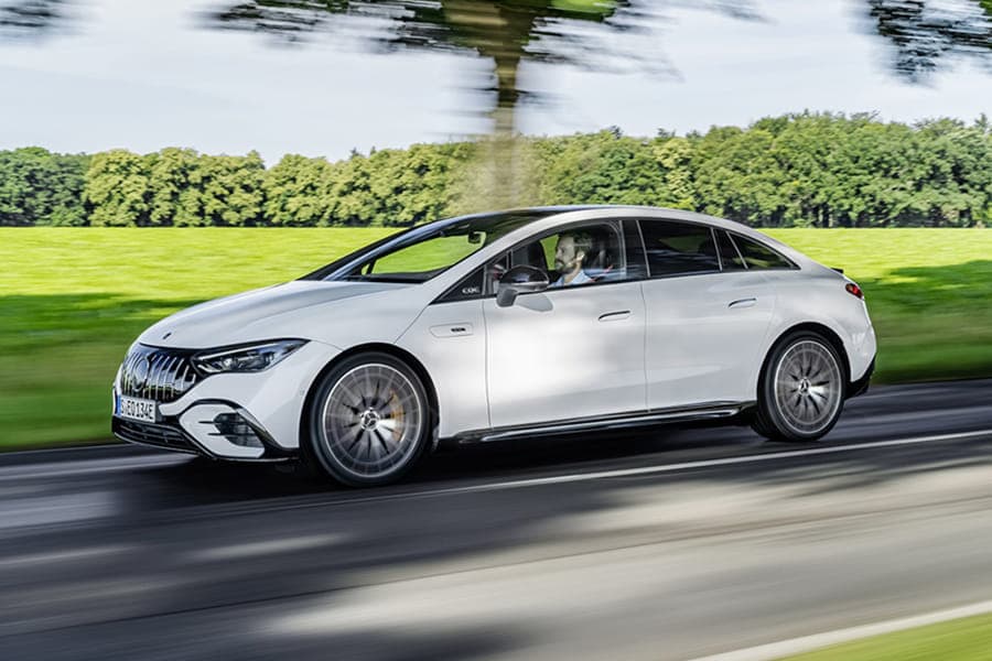 Nieuwe elektrische auto Mercedes-Benz EQE 2024