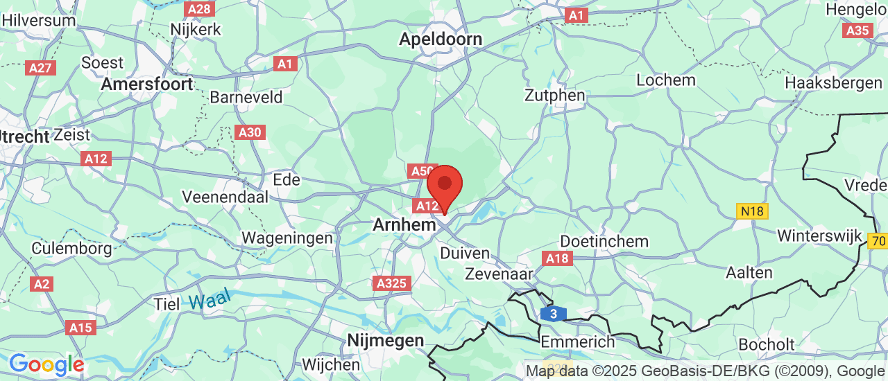 Google maps locatie van Autobedrijf Steenvoorde
