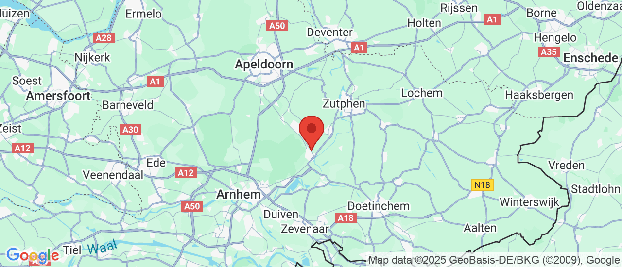Google maps locatie van Autobedrijf Ambacht34