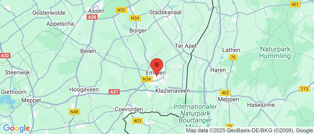 Google maps locatie van Harsenhorst Automotive