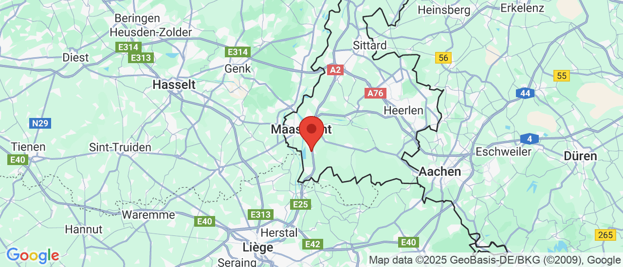 Google maps locatie van Auto Plaza Maastricht