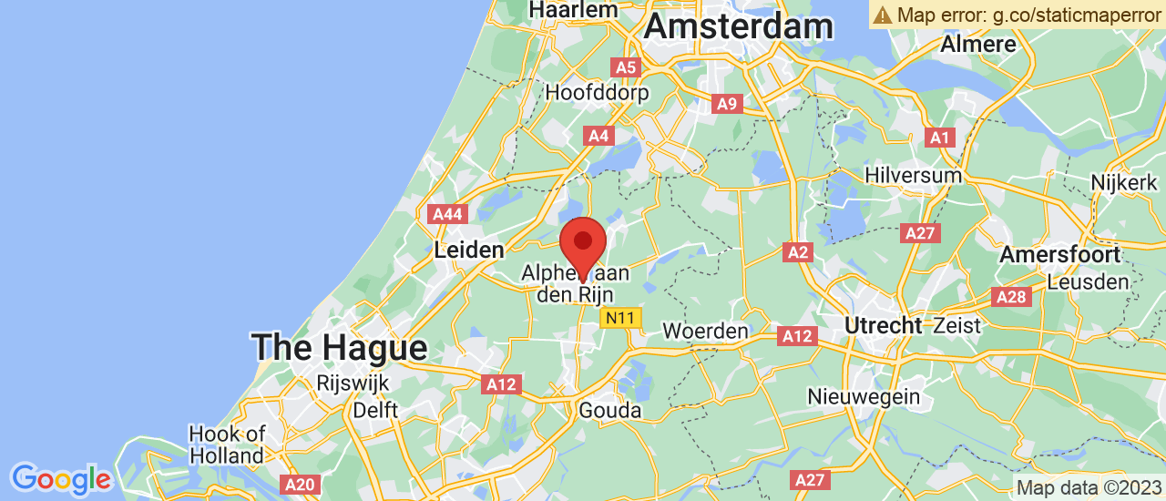 Google maps locatie van Van Nieuwkerk Alphen
