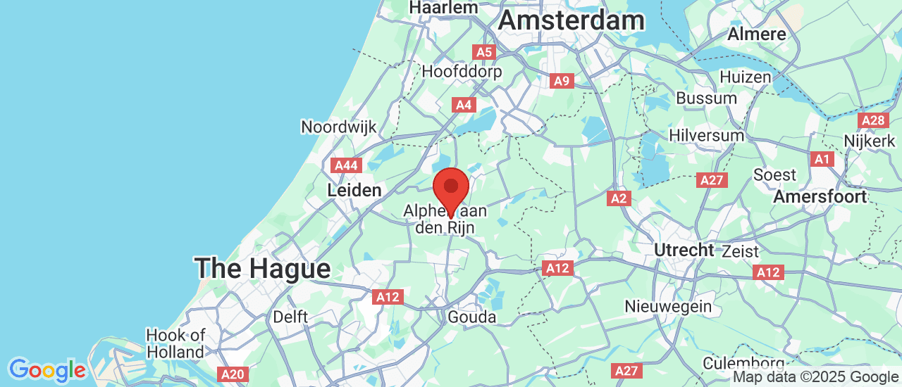 Google maps locatie van Van Nieuwkerk Alphen