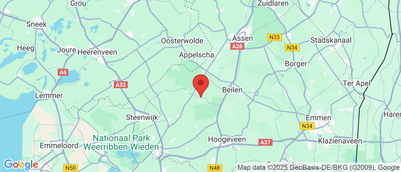Google maps locatie van Garage Dekker