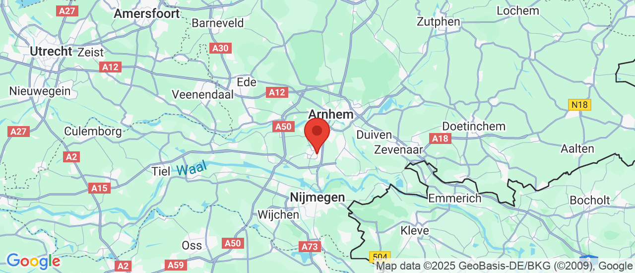 Google maps locatie van De Witte Garage