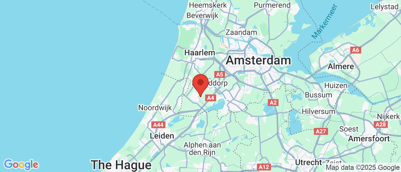 Google maps locatie van De Gaarde Auto's
