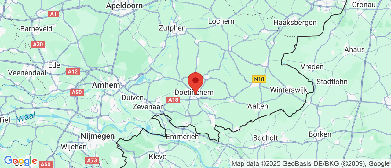Google maps locatie van Carpoint Doetinchem