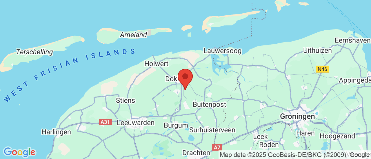 Google maps locatie van Autobedrijf Boersma