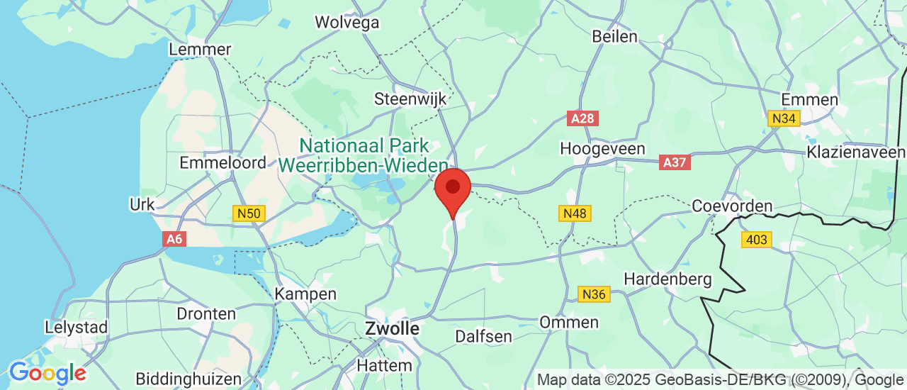 Google maps locatie van AE Auto's