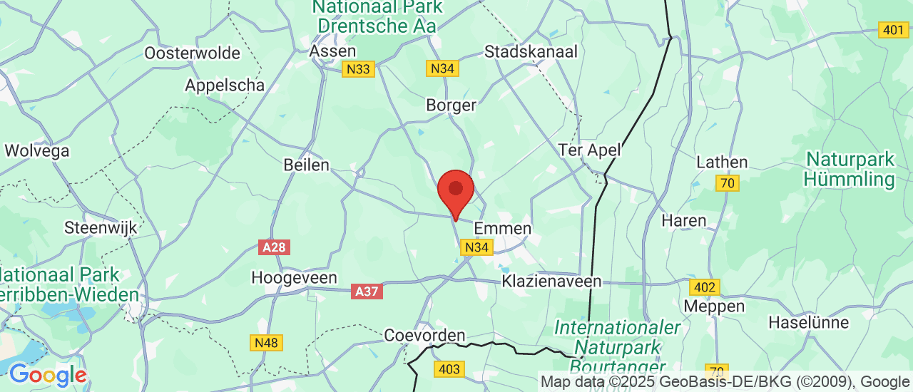 Google maps locatie van Autobedrijf Kroeze