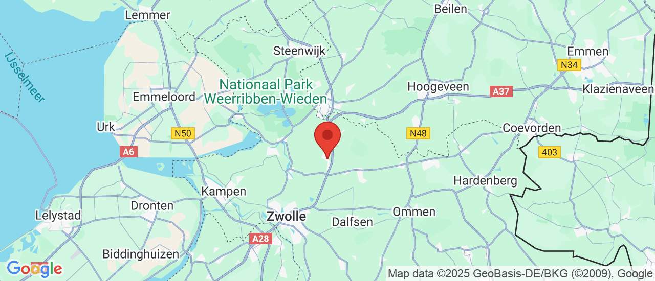 Google maps locatie van Van der Veen Motoren