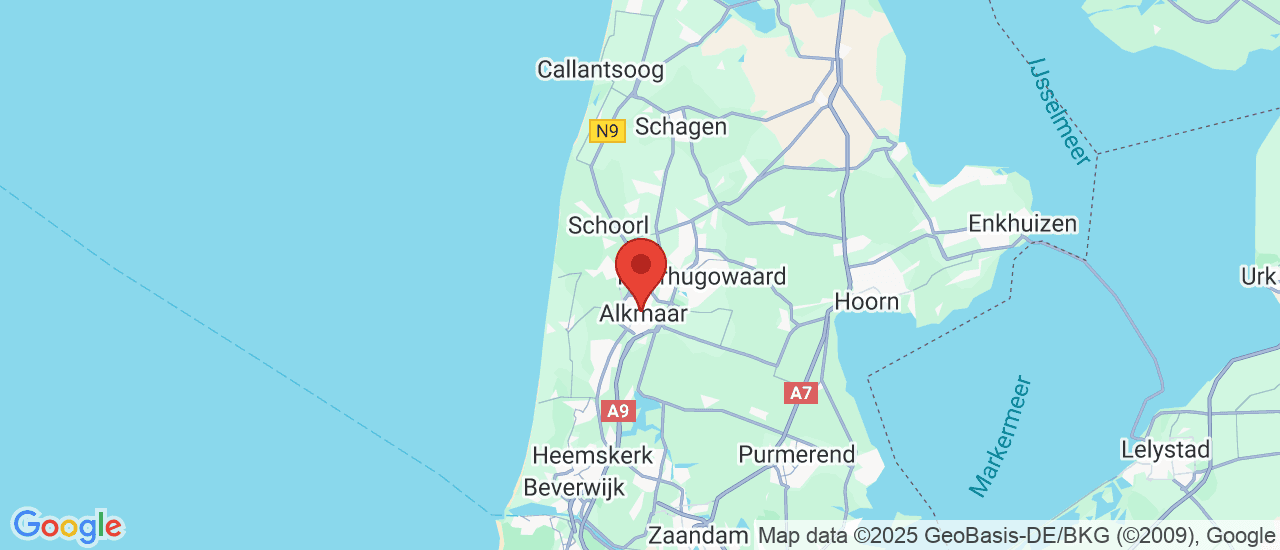 Google maps locatie van Autobedrijf de Haas