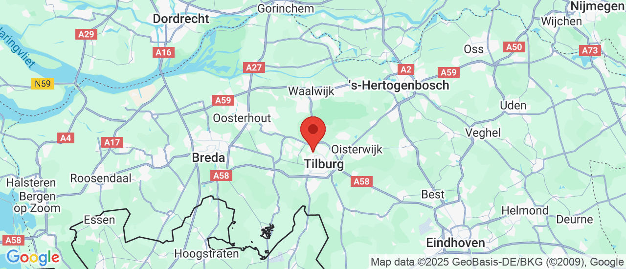 Google maps locatie van A.L.T.  Auto's
