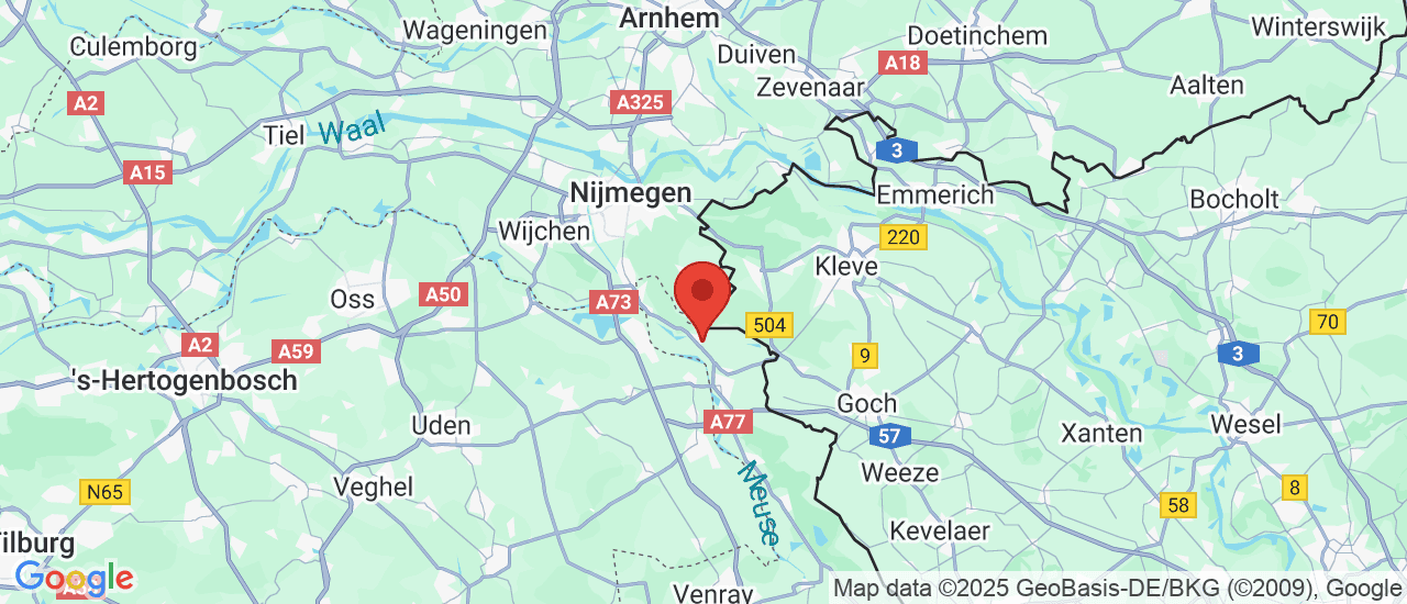 Google maps locatie van Van Halteren Auto's