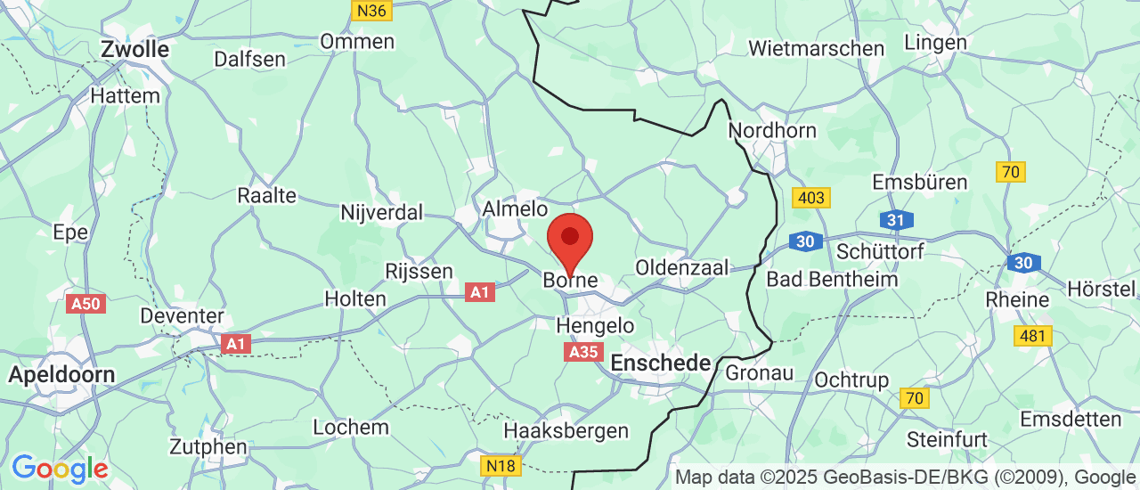 Google maps locatie van Nijwa Used Trucks