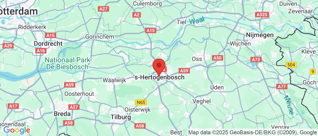 Google maps locatie van Rick Cars