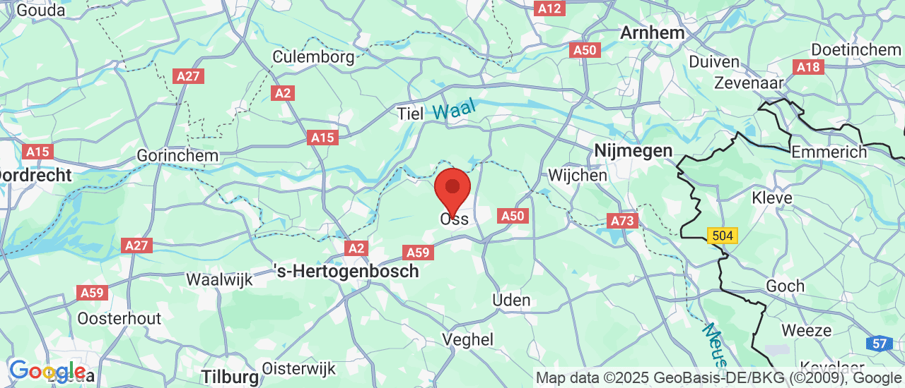 Google maps locatie van Autobedrijf van Donzel