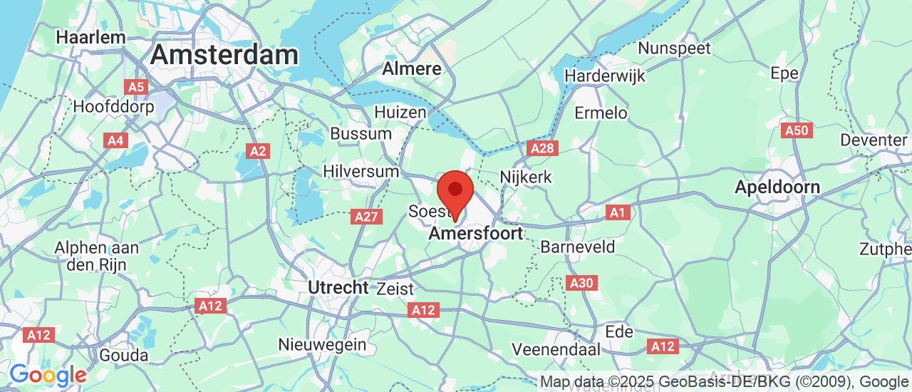 Google maps locatie van Autobedrijf Weijland