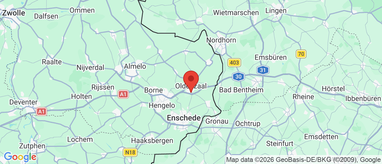 Google maps locatie van Autobedrijf Benerink B.V.