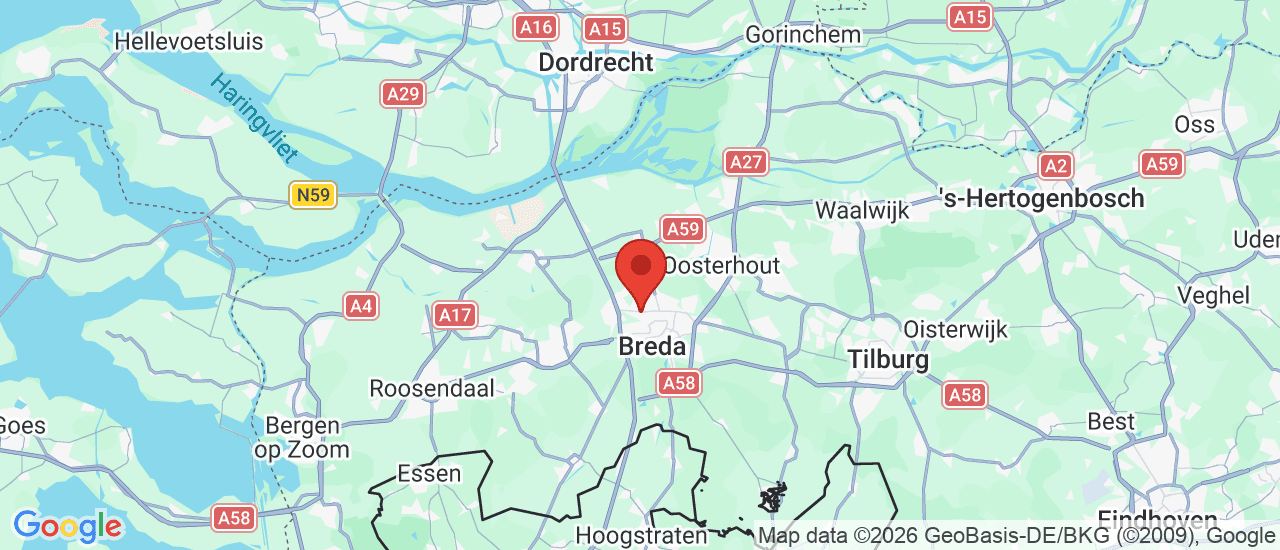 Google maps locatie van Automobielbedrijf Leendert van den Born B.V.