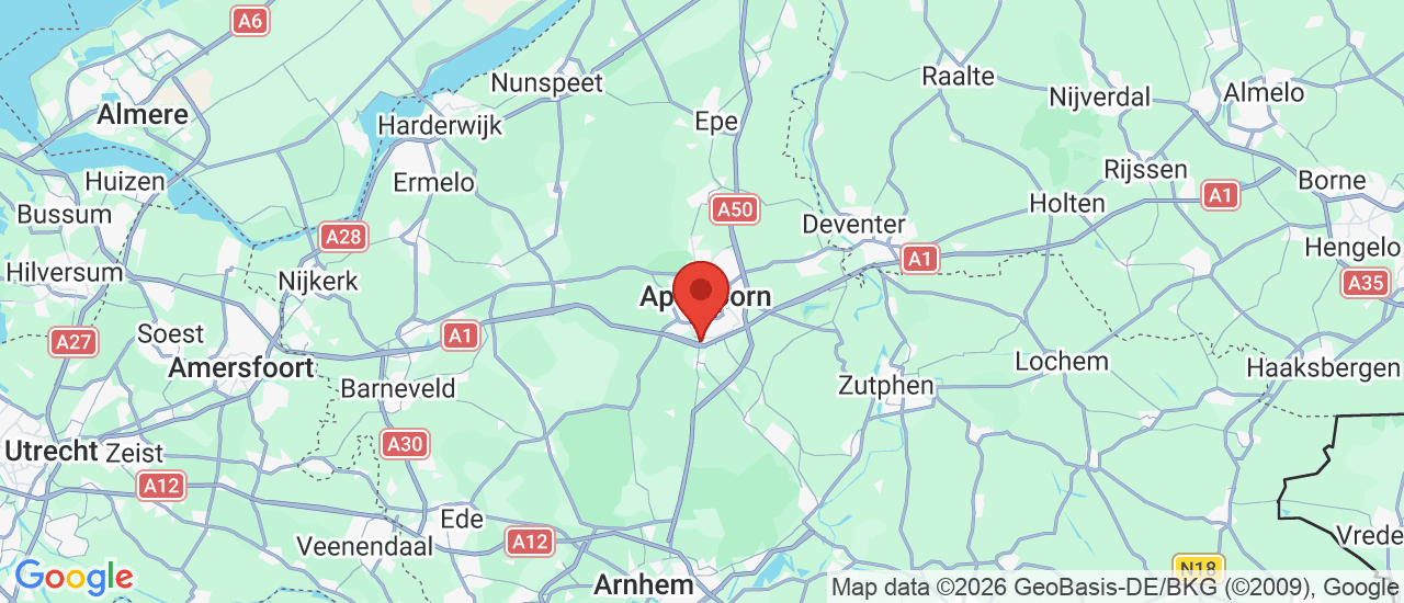 Google maps locatie van Valstar Automotive B.V.