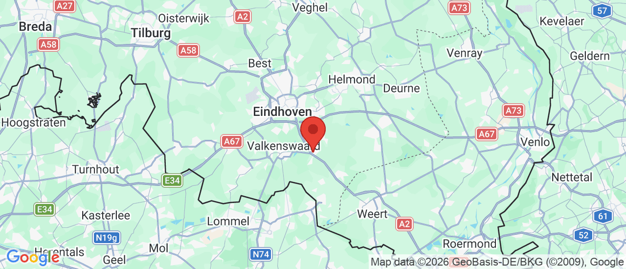 Google maps locatie van Autobedrijf M. Hellings