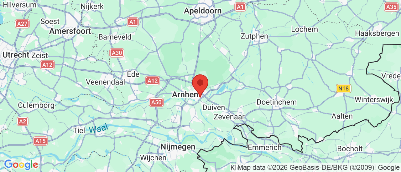 Google maps locatie van Wensink Ford Arnhem 