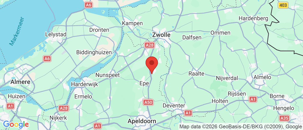 Google maps locatie van TW Occasions