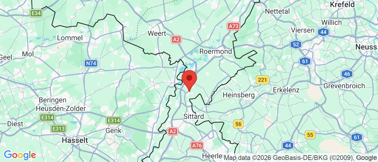 Google maps locatie van Janssen Auto Susteren