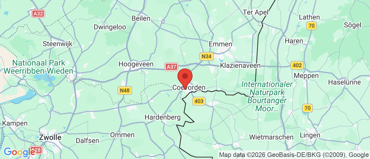 Google maps locatie van Yorta Automotive