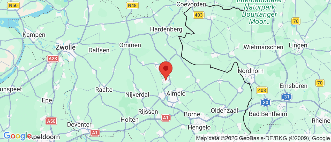 Google maps locatie van Dekker Auto's Vriezenveen