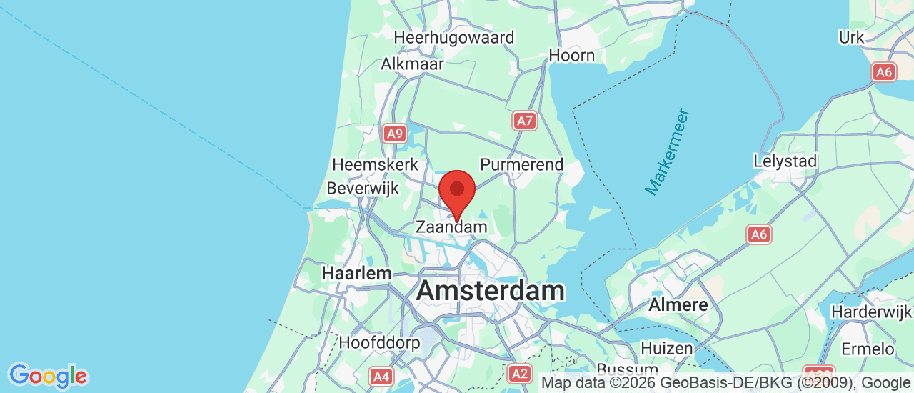 Google maps locatie van Autobedrijf van Stalen B.V.