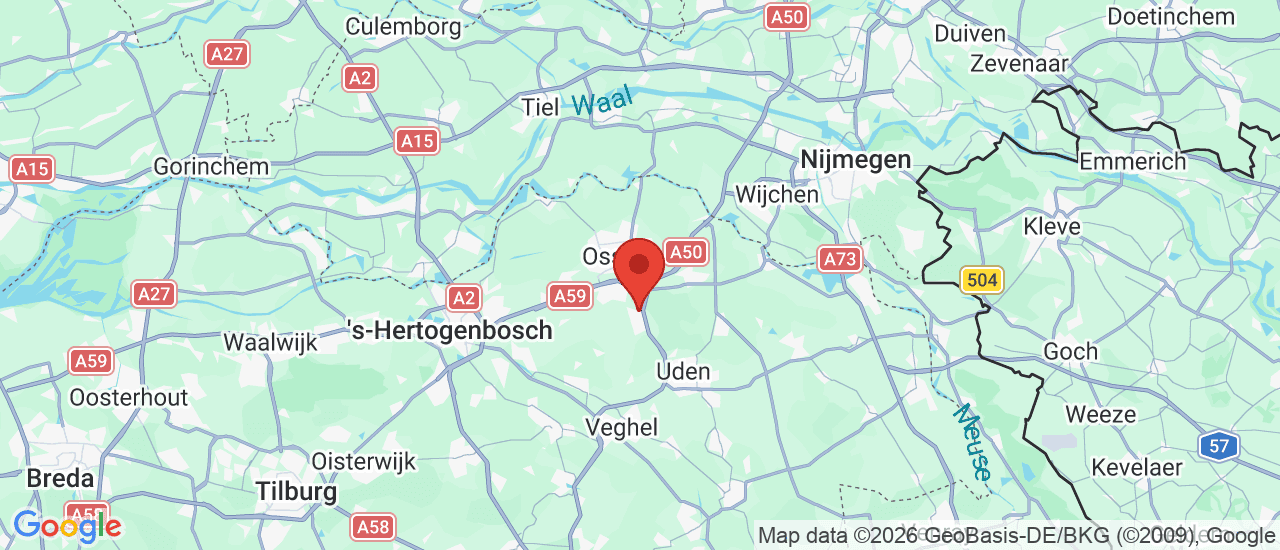 Google maps locatie van Autobedrijf Timmermans Vof