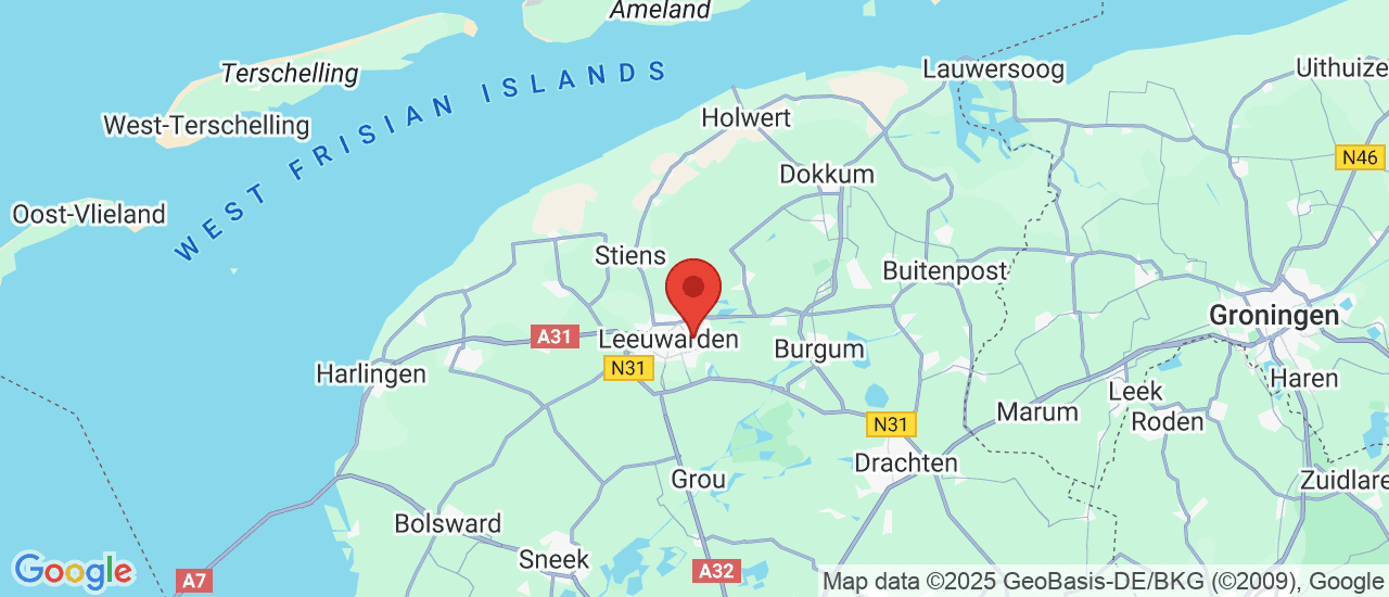 Google maps locatie van Autobedrijf Bak