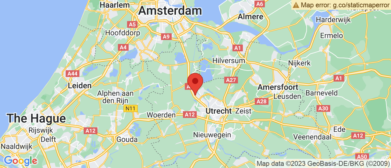 Google maps locatie van Automobielbedrijf Van Ekris Maarssen B.V.