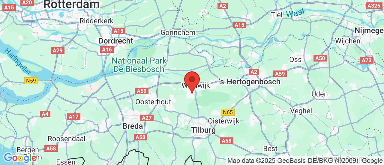 Google maps locatie van Autocentrum de Langstraat