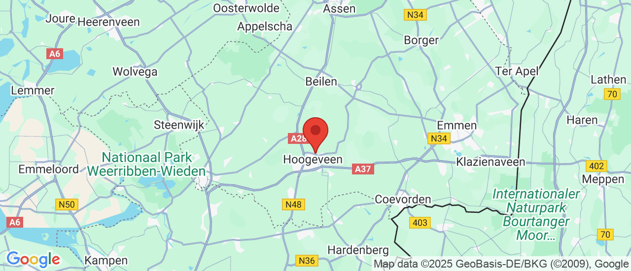 Google maps locatie van Bakker Bedrijfswagens
