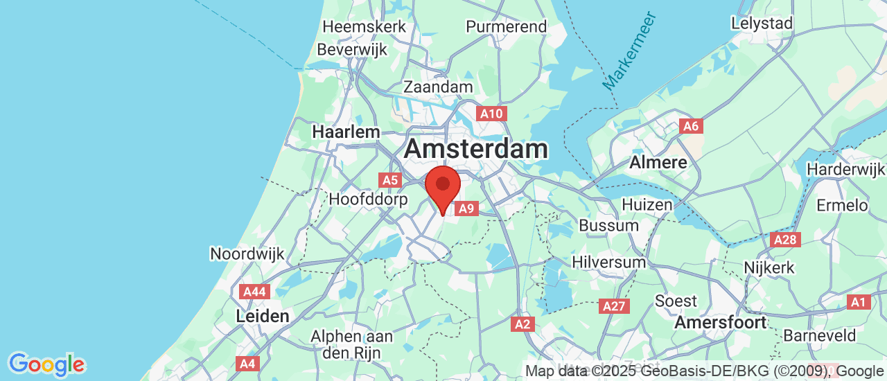 Google maps locatie van Bangarage Amstelveen Selekt Center