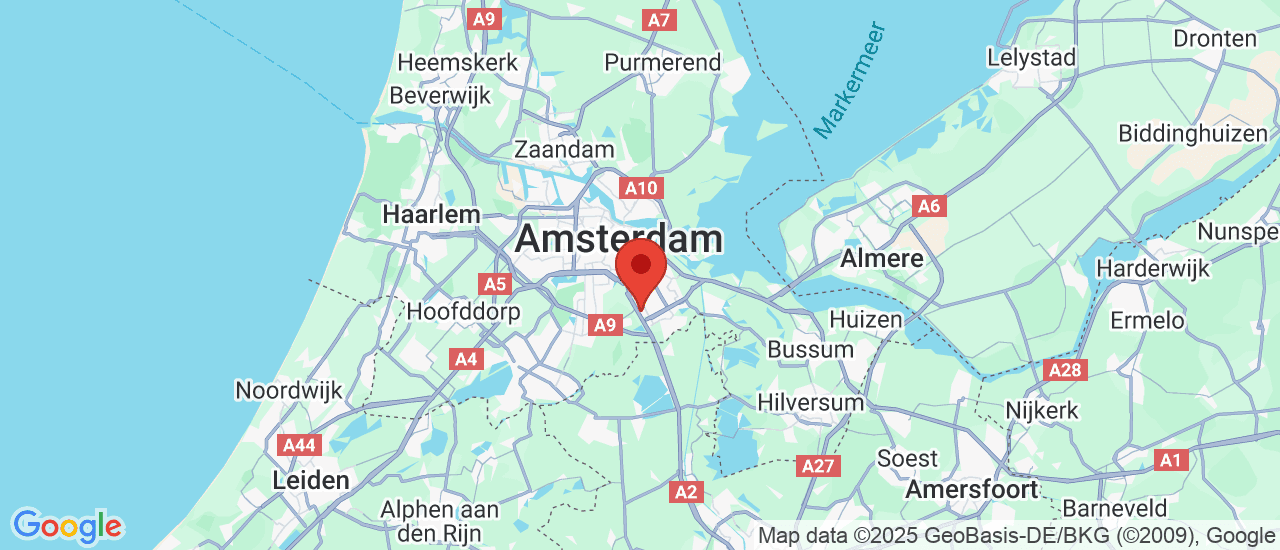 Google maps locatie van Bangarage Amsterdam Zuidoost B.V.