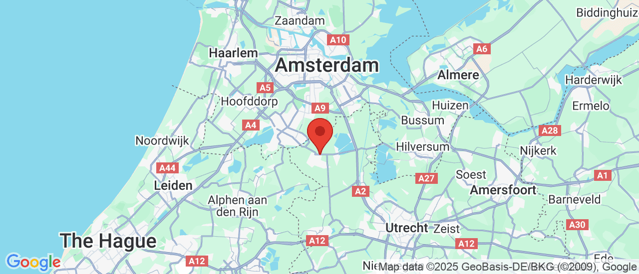 Google maps locatie van WY Auto's