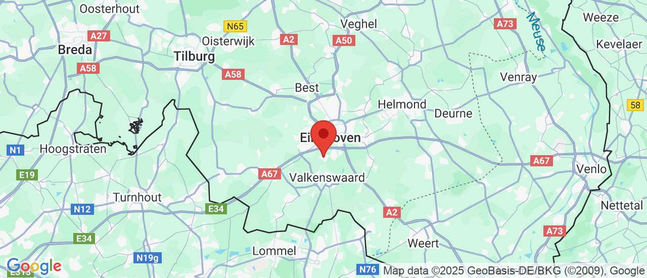 Google maps locatie van Kroom Auto