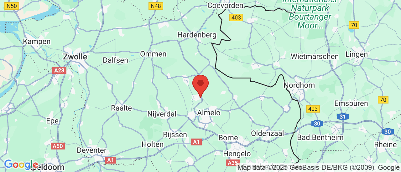 Google maps locatie van Uniek Automotive