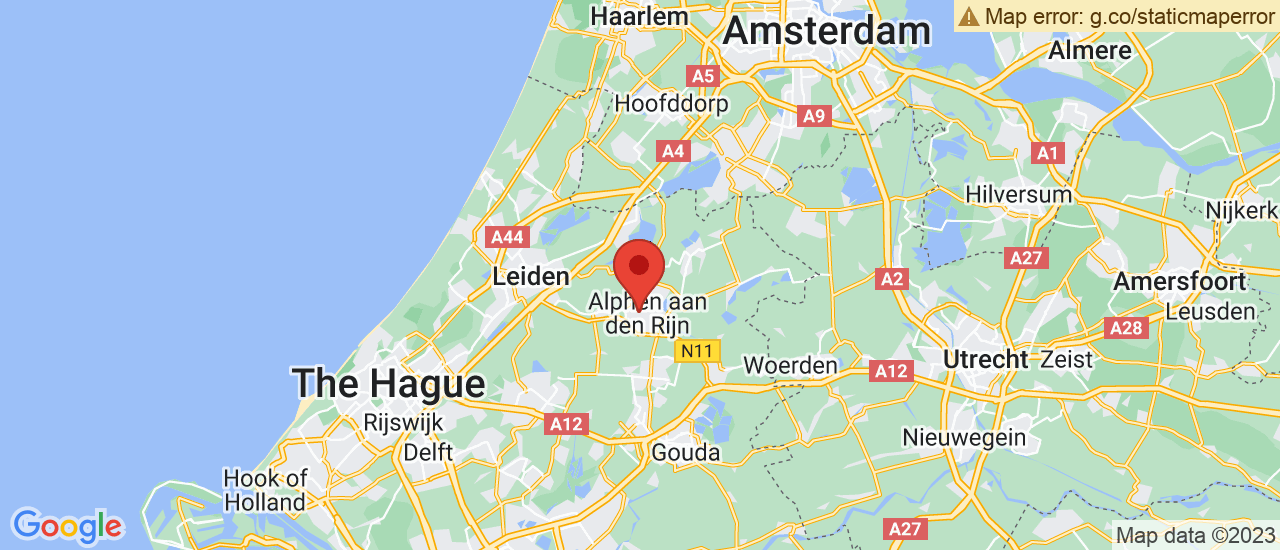 Google maps locatie van Zeeuw & Zeeuw Ford Alphen a/d Rijn