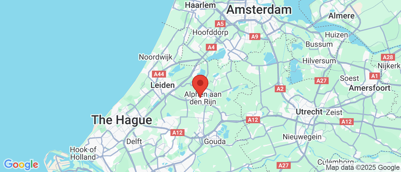 Google maps locatie van Zeeuw & Zeeuw Ford Alphen a/d Rijn