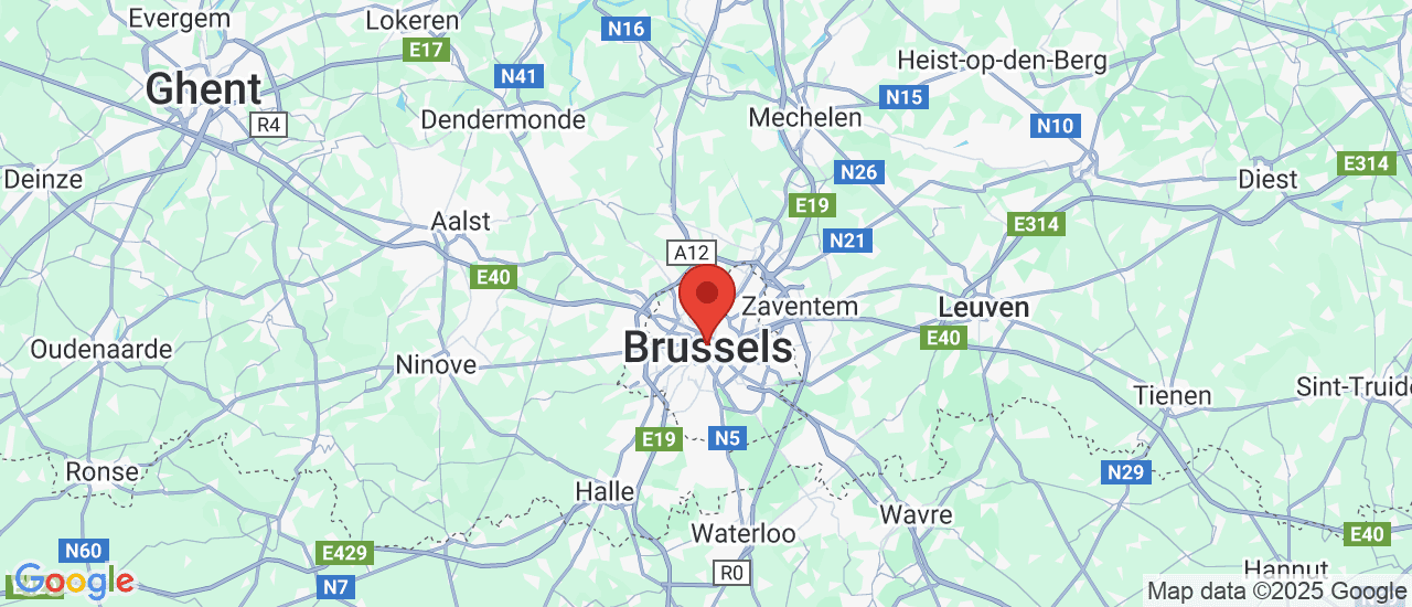 Google maps locatie van Camionette Bruxelles