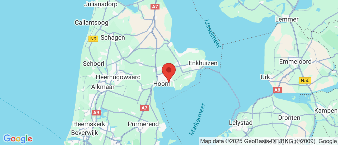 Google maps locatie van Gomes Noord-Holland B.V. Hoorn