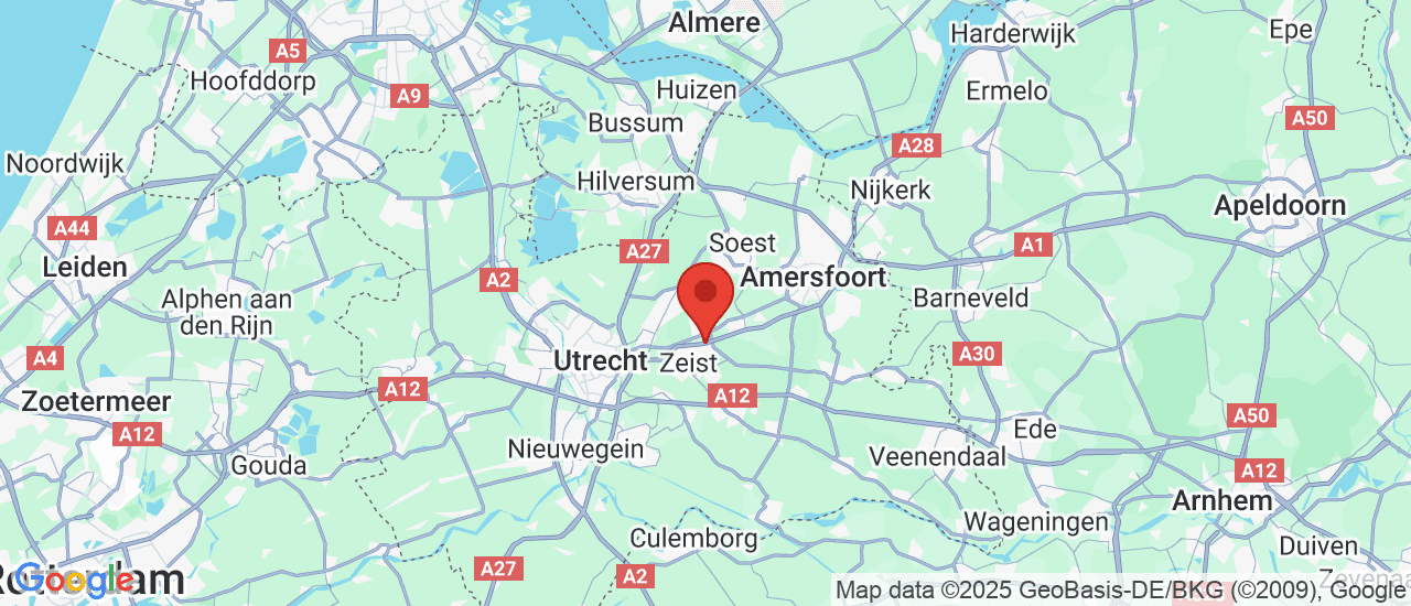 Google maps locatie van Autocenter Zeist
