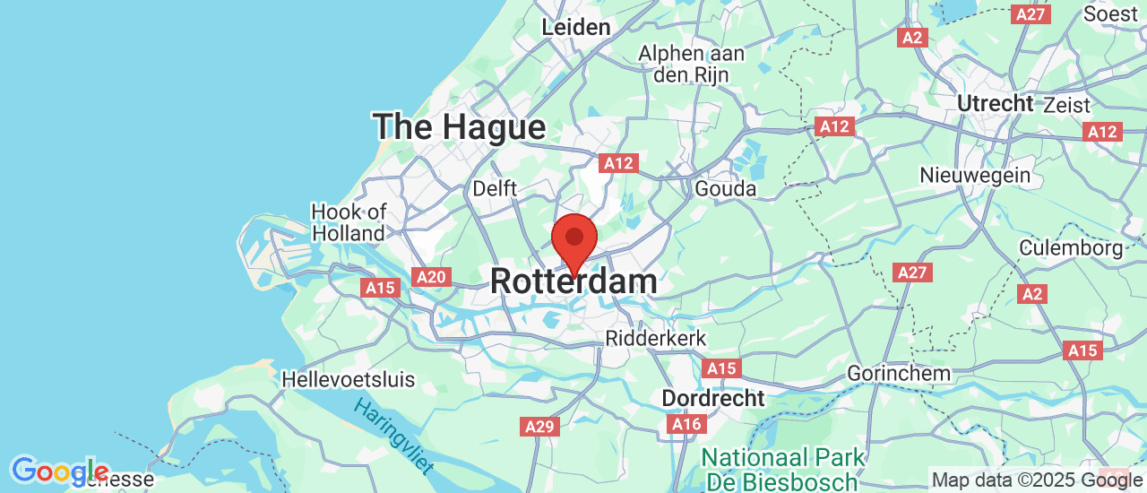 Google maps locatie van Auto Hoogenboom Volkswagen Rotterdam Autostrada