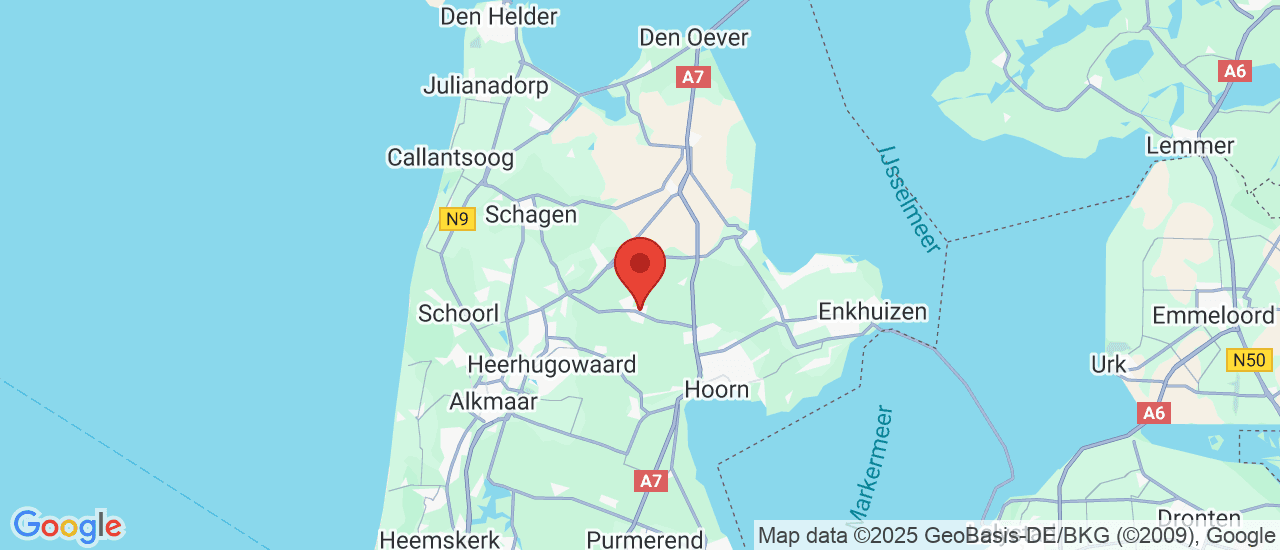 Google maps locatie van Nannings Occasions