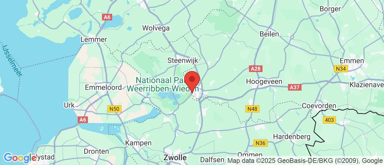 Google maps locatie van Krikken Automotive B.V.